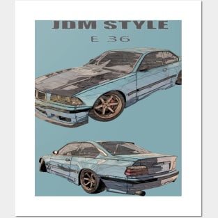 JDM STYLE E36 M3 Posters and Art